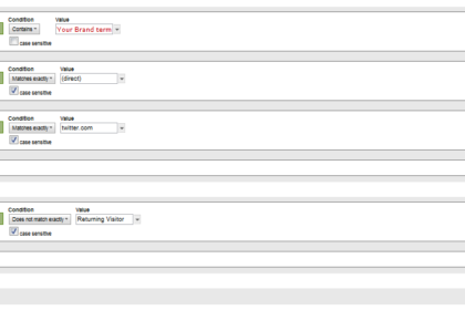 Google Analytics Word of Mouth Marketing Segment