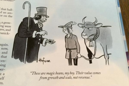 New Yorker Cartoon; Magic Beans
